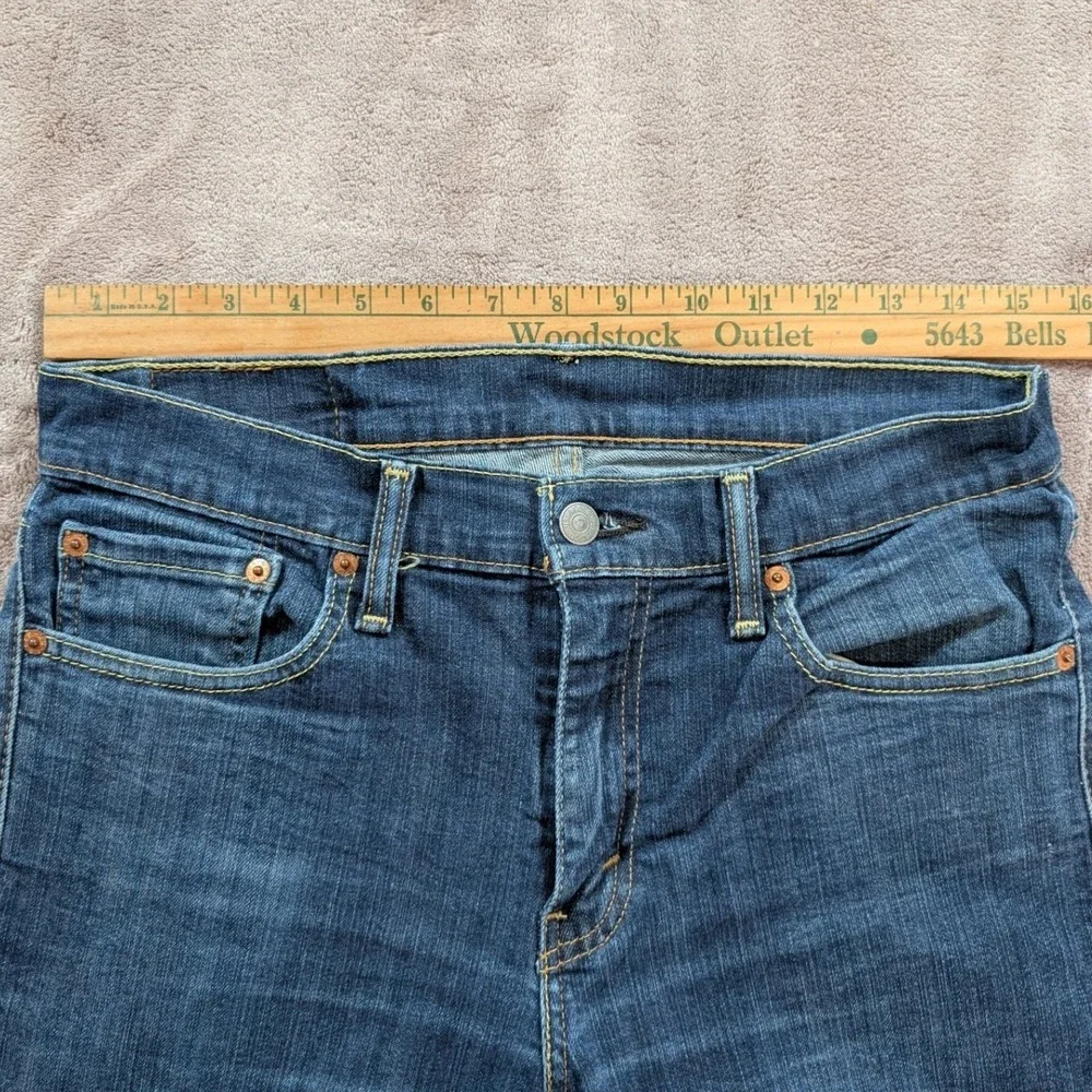 Levis 511 Slim Fit Mens Jeans Dark Wash Denim Blue 32x32 E9654-44